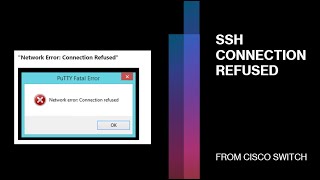 How to Fix the SSH “Connection Refused” Error During Cisco Switch Login | no Crypto Key Configured