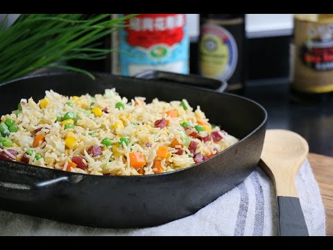 Cantonese rice: the real Chinese cuisine recipe!