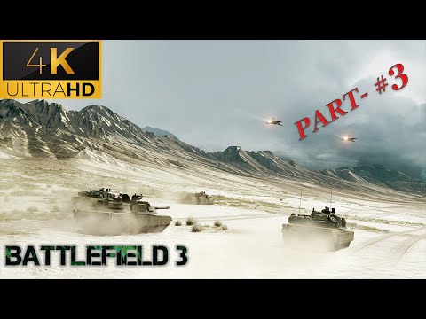 Battlefield 3 Walkthrough Gameplay Part 3-US Tank M1 Abram charges On T-72-RONIZONE Games-HDR Play
