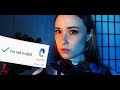 ASMR Robot Overlords Examine You Eye ️ Ear Test Intelligence Captcha Test Typing Gloves