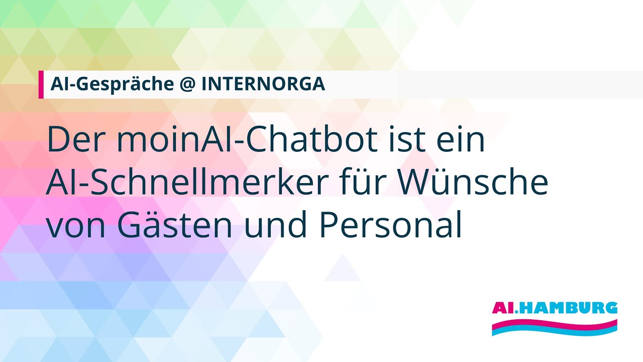 Der moinAI-Chatbot ist ein AI-Schnellmerker für Wünsche von Gästen und Personal