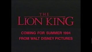 The Lion King (1994) Video