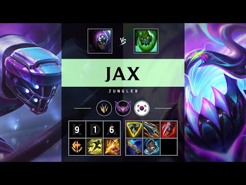 Jax Jungle vs Zac - KR Master Patch 25.S1.3