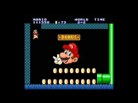 Super Mario Bros.2 Allstars(The Lost Levels)- world 2-2