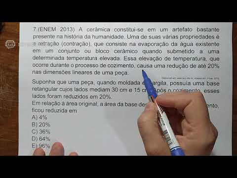 RESOLUÇÃO QUESTÃO 167 ENEM 2013 (Prova azul)
