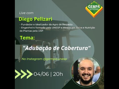 , title : 'LIVE: "Adubação de cobertura", com Diego Pelizari'