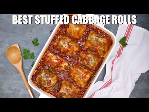 How to make the BEST Stuffed Cabbage Rolls - Sweet and Savory Meals