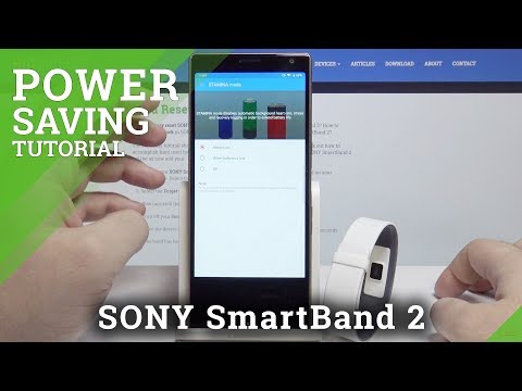 Sony SmartBand2   Power Saving Mode StaminaMode