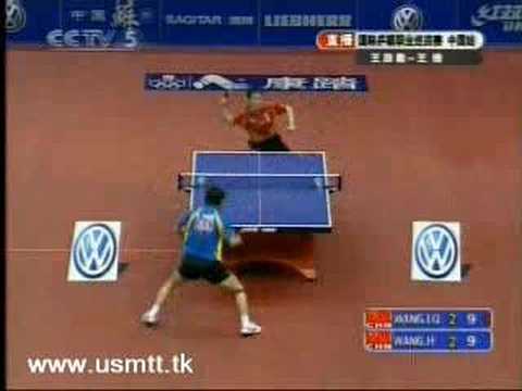 Wang Liqin vs. Wang Hao Great Match