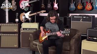 Video thumbnail for Gibson Custom 59 Les Paul Standard Washed Cherry Sunburst VOS by The Peach Boutique