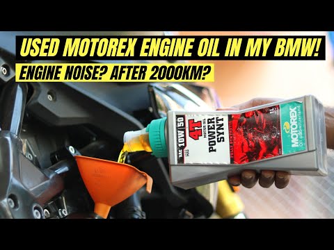 MOTOREX ENGINE OIL REVIEW BMW G310R BIKE 10W50 SYNTHETIC OIL CASTROL, LIQUIMOLY BMW 310GS, RR, RTR