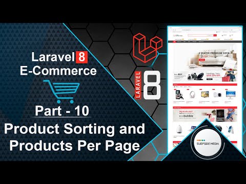 Laravel 8 E Commerce Product Sorting and Products Per Page