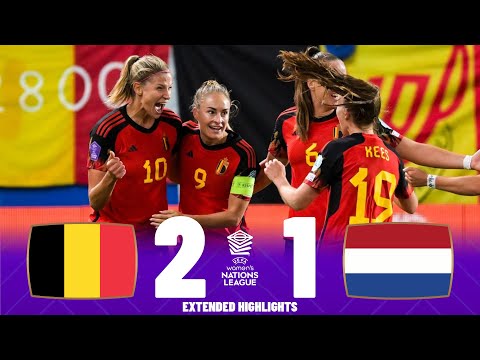 Netherlands vs Belgium | Highlights | UEFA Women's Nations League 22-09-2023