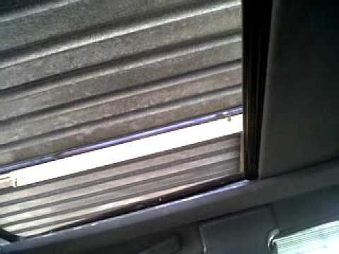 W140 Mercedes benz S-Class Sun roof operation, AFTER Restoration.