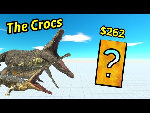Purussaurus  machimosaurus rex and saltwater crocodile vs random team same price