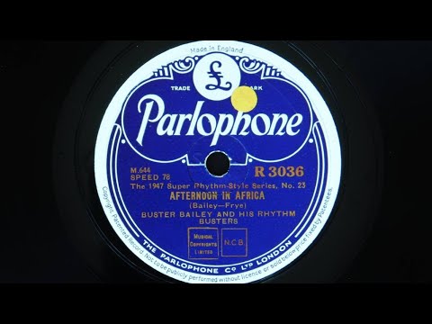 Buster Bailey and His Rhythm Busters - Afternoon in Africa (1937)