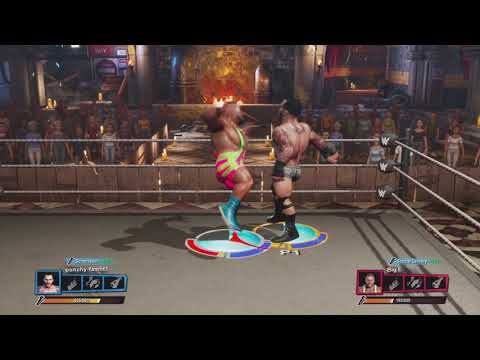 WWE 2K Battlegrounds randy Orton vs big e