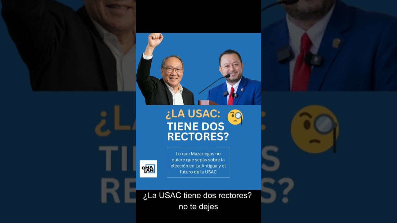 ¿La USAC tiene dos rectores? 🤔