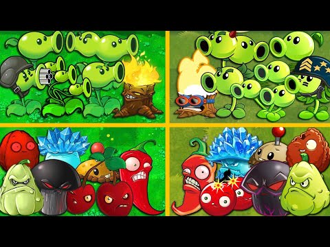 All NEW & OLD Plants in Pvz 2 vs Pvz 1 Battlez - Who Will Win? -  Team Plant vs Team Plant
