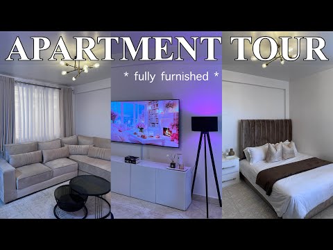 MY LUXURY 1BR APARTMENT TOUR! Fully Furnished |Modern | Neutral | Chic | Minimalistic House Tour!