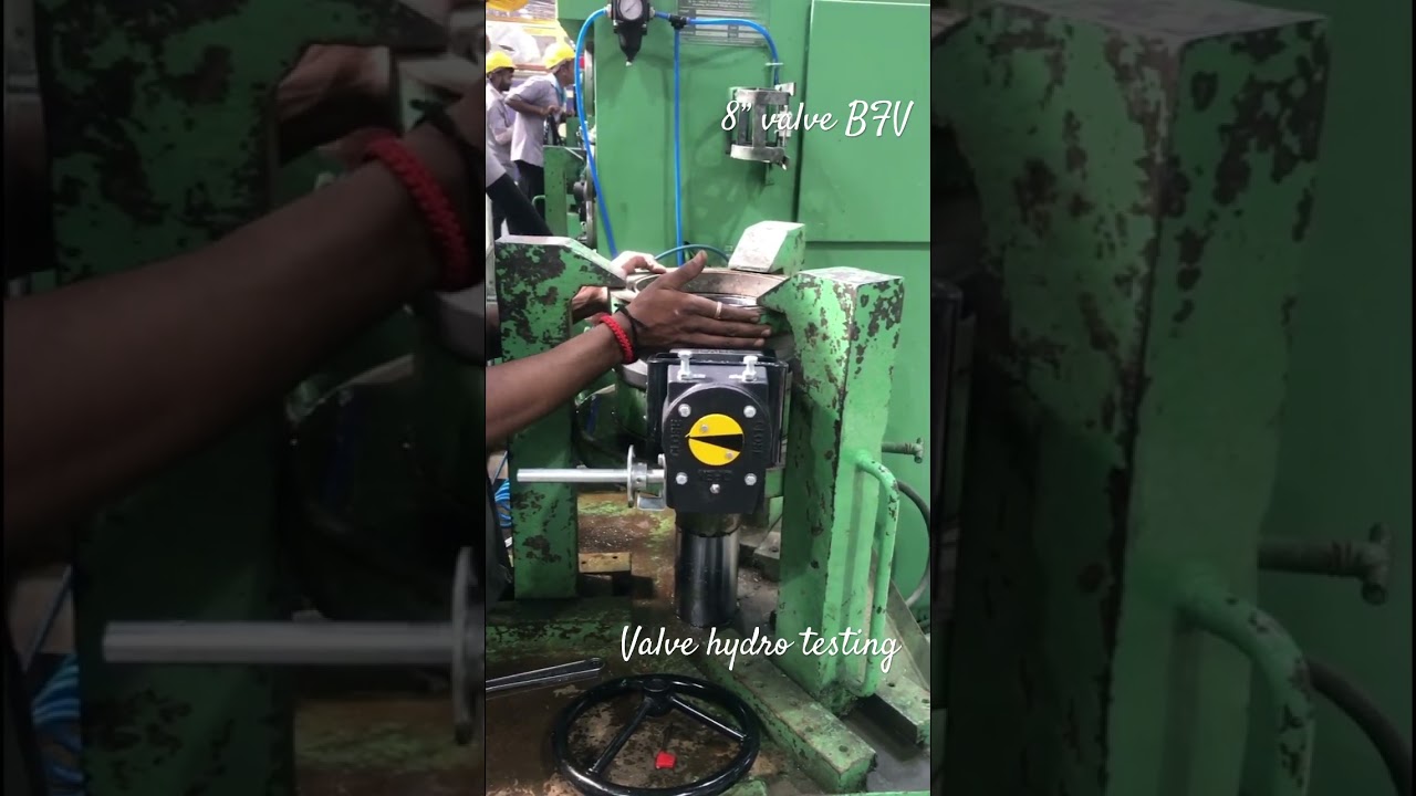 Valve Hydro testing. #valve #hydrotest