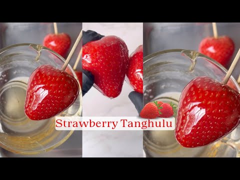 Microwave Candied Strawberries | Strawberry Tanghulu