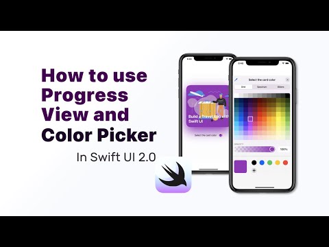 How to use the new Color Picker and ProgressView in Swift UI
