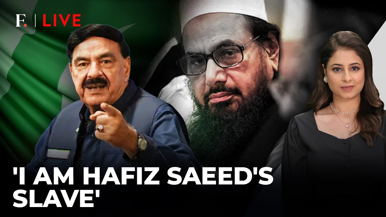 Ex-Pak Minister Sheikh Rasheed Praises LeT Chief Hafiz Saeed, Threatens India | Firstpost Live