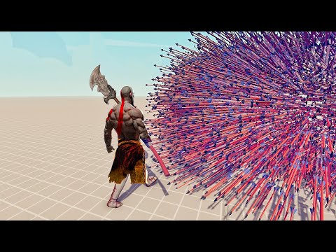 KRATOS vs EVERY GOD - Totally Accurate Battle Simulator TABS
