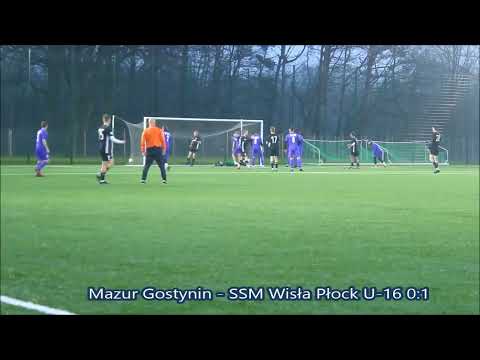 Mazur Gostynin - SSM Wisła Płock U-17 0:2. Gra kontrolna