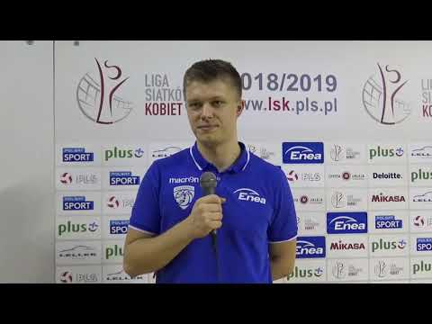 Klaudia Kaczorowska i Mateusz Czerwiński po meczu z #VolleyWrocław