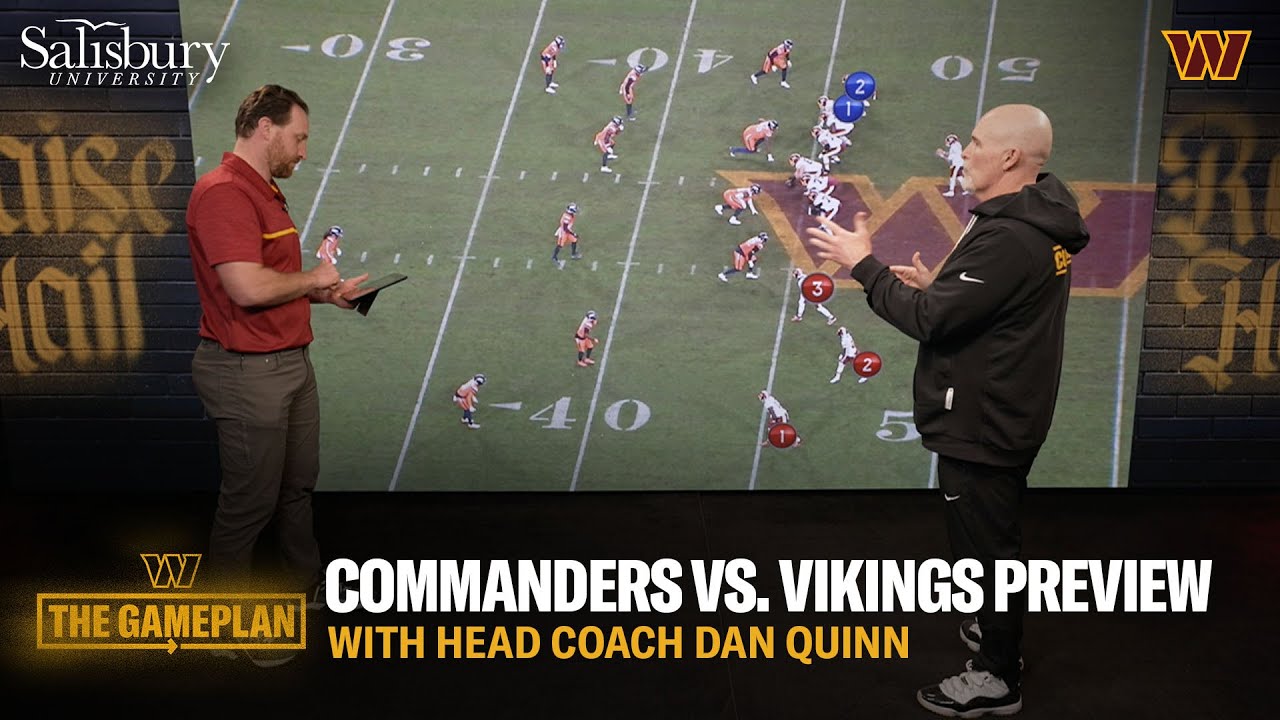 HC Dan Quinn Previews Commanders vs. Vikings | Washington Commanders | The Gameplan | NFL