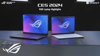 ROG Global CES 2024 ROG Laptop Series - Highlights