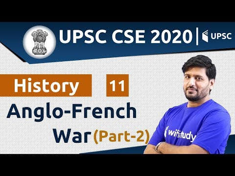 4:00 PM - UPSC CSE 2020 | History by Praveen Sir | Anglo-French War ( Part-2 )