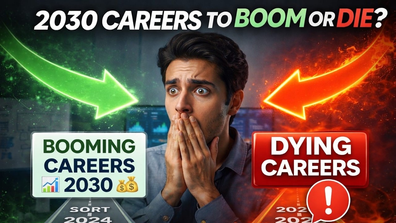 7 Careers That Will DOMINATE 2030 (Ranked by Difficulty) | High Salary, Future-Proof Jobs