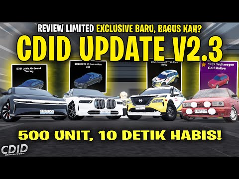 REVIEW ALL CARS LIMITED EXCLUSIVE UPDATE V2.3! 500 SPECIAL UNITS HERE - CDID V2.3 Roblox