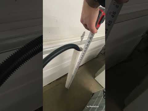 Washing Machine. Proper drain hose placement.