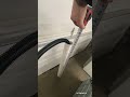 Washing Machine. Proper drain hose placement.