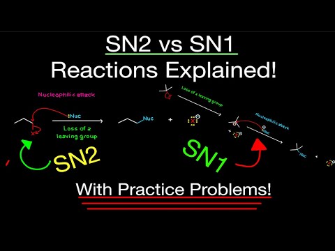 Organic Chemistry: Sn2 vs. Sn1 Reactions MADE EASY! (Practice Problems!) [Substitution Reactions]