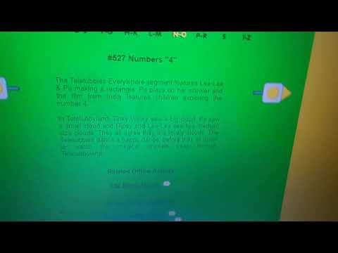 Something About The US Version of Numbers 4(Teletubbies Everywhere)