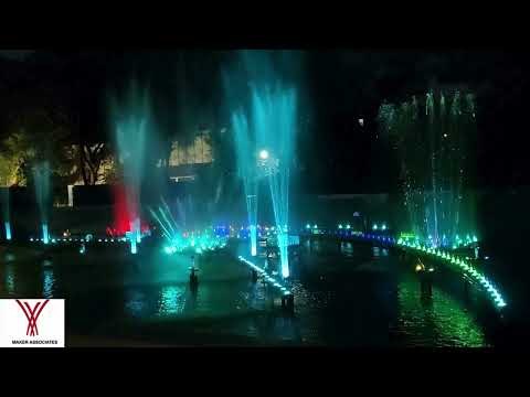 Multimedia Fountain – Video Projection & Laser Show