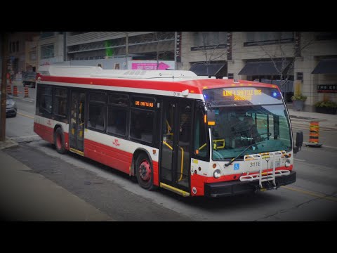 TTC 2018 Nova Bus LFS 92xx Series ~ Bus Ride on Line 1 Shuttle Bus