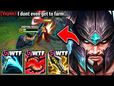 This guy locked in Vayne top against the Rank 1 Tryndamere... BIG MISTAKE