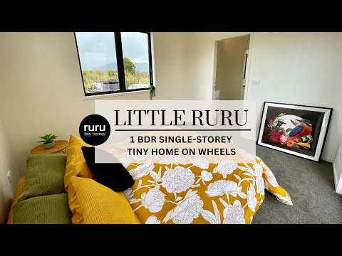 Ruru Tiny Homes: The Little Ruru - single storey one bedroom tiny home on wheels