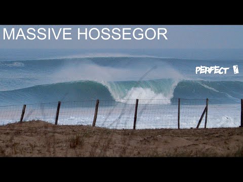 MASSIVE HOSSEGOR / PERFECT FRENCH TUBES PUMPED SINCE THE RECENT STORM, UNLOADING ON A PERFECT BANK