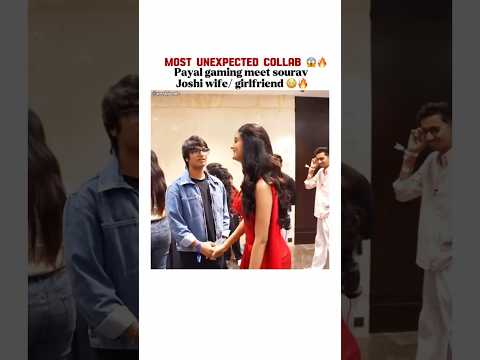 Payal gaming meet with sourav joshi wife /gf 😱🔥 #payalgaming #souravjoshivlogs #viral #souravjoshi