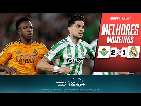 Gols e lances de Betis x Real Madrid
