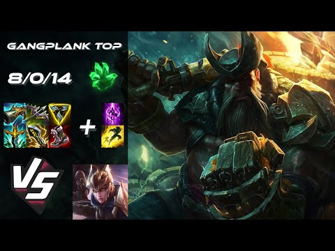 TOP Gangplank vs Quinn - EU Challenger Patch 14.18