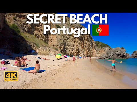 Secret Beach Walk , Sesimbra Portugal - 【4K UHD】