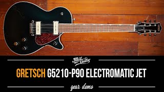Video thumbnail for Gretsch G5210-P90 Electromatic Jet Cadillac Green - Gear Demo by Max Guitar B.V.